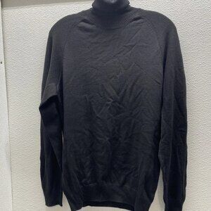 SEASE Men’s Whole Lightweight 100% Wool Turtleneck Sweater